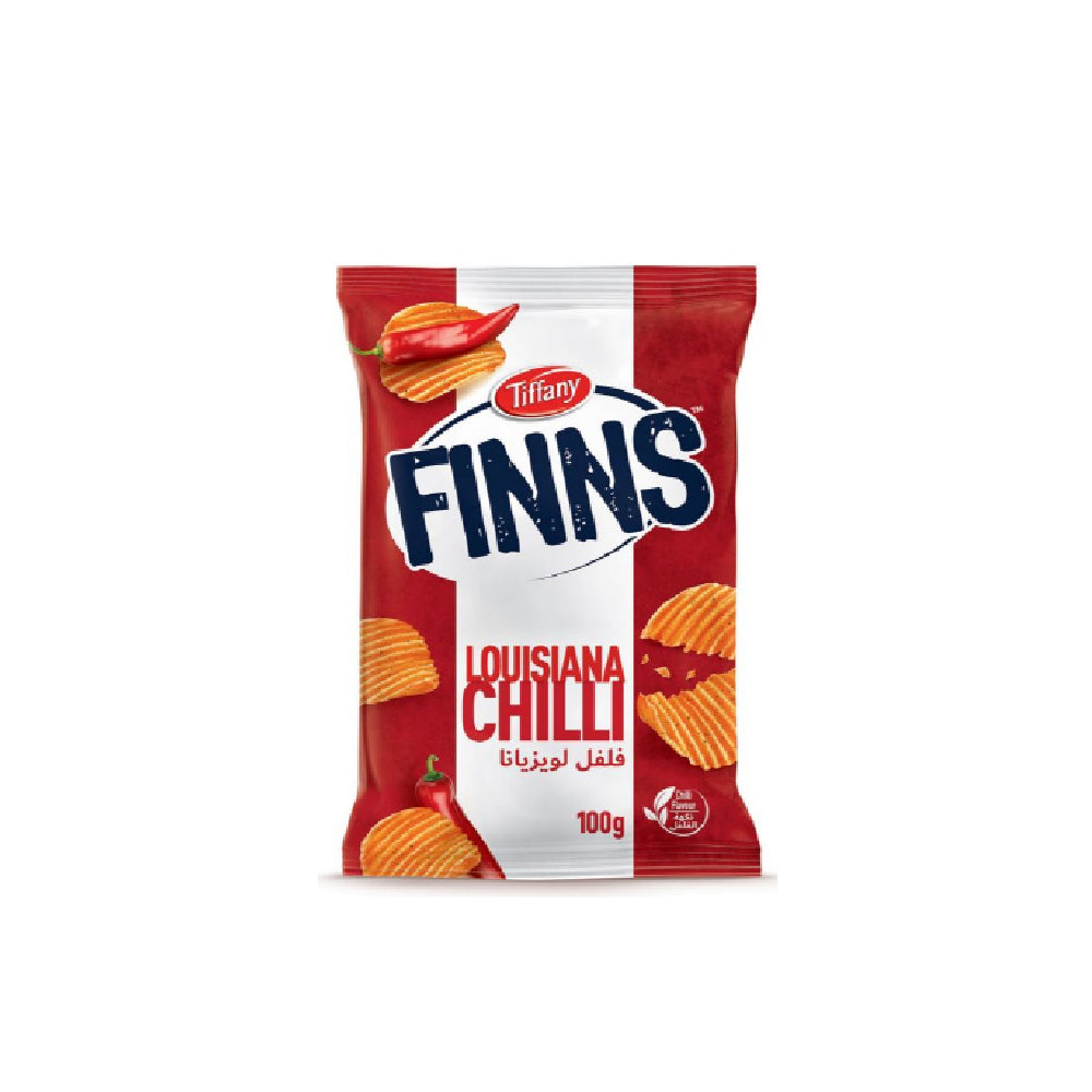 Tiffany Finns Chips 100G Chilli