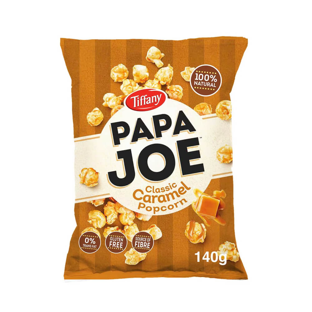 Tiffany Papa Joe Classic Caramel Popcorn 140gm