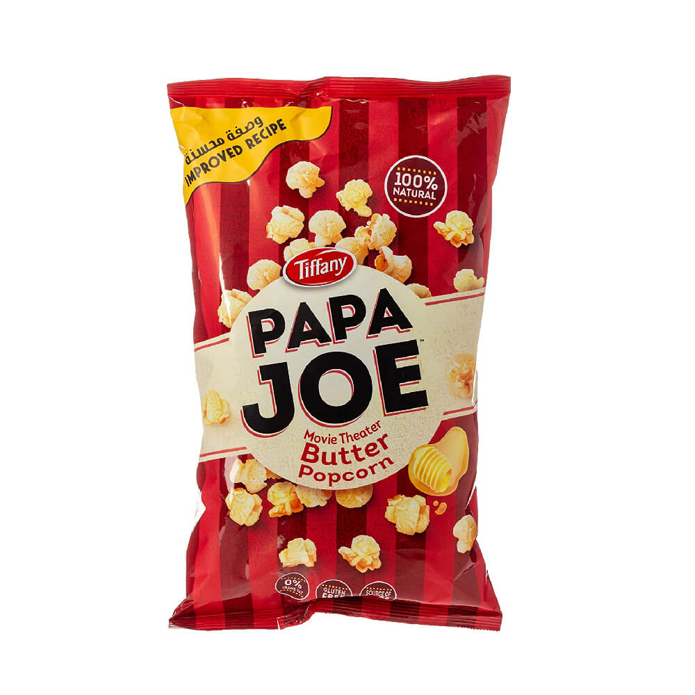 Tiffany Papa Joe Movie Theater Butter Popcorn 85gm