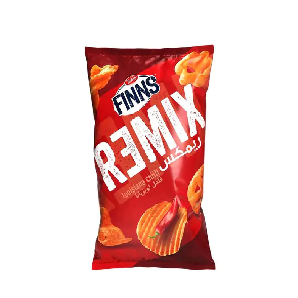 Tiffany Finns Remix Louisiana Chilli Potato Chips 130gm