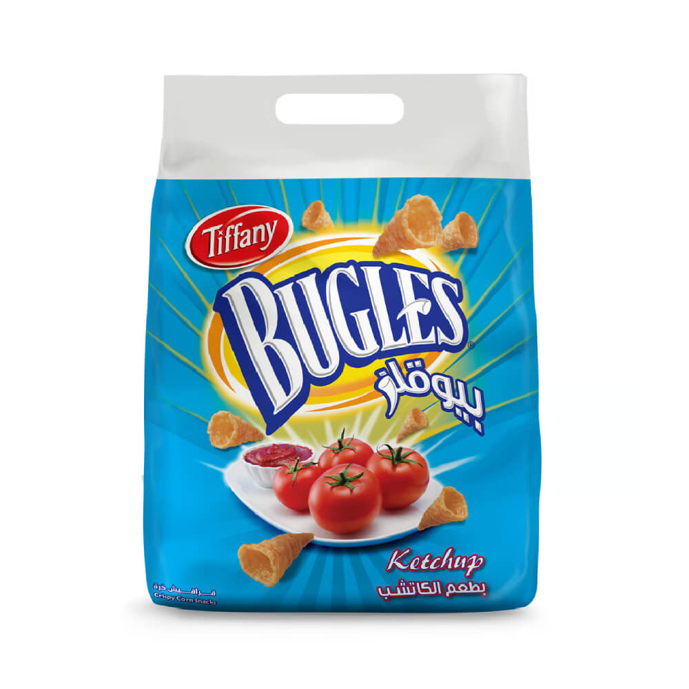 Tiffany Bugles Ketchup Chips 22x13gm
