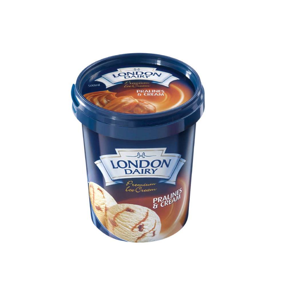 London Dairy Ice Cream Pralines & Cream 500ml
