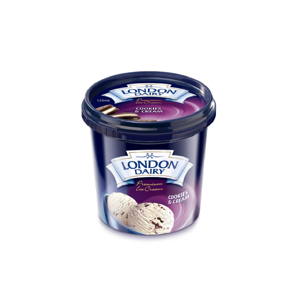London Dairy Cup 125ml Cookies & cream