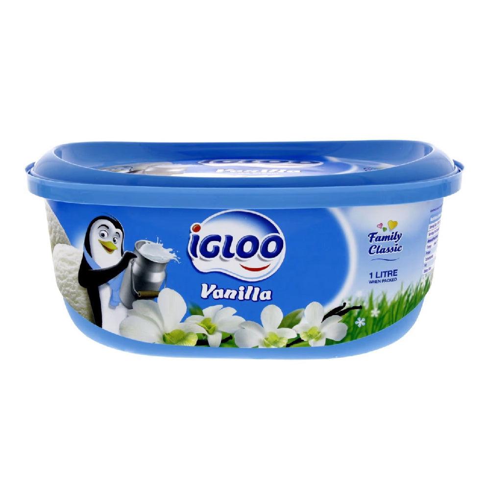 Igloo Vanilla Ice Cream 1Ltr