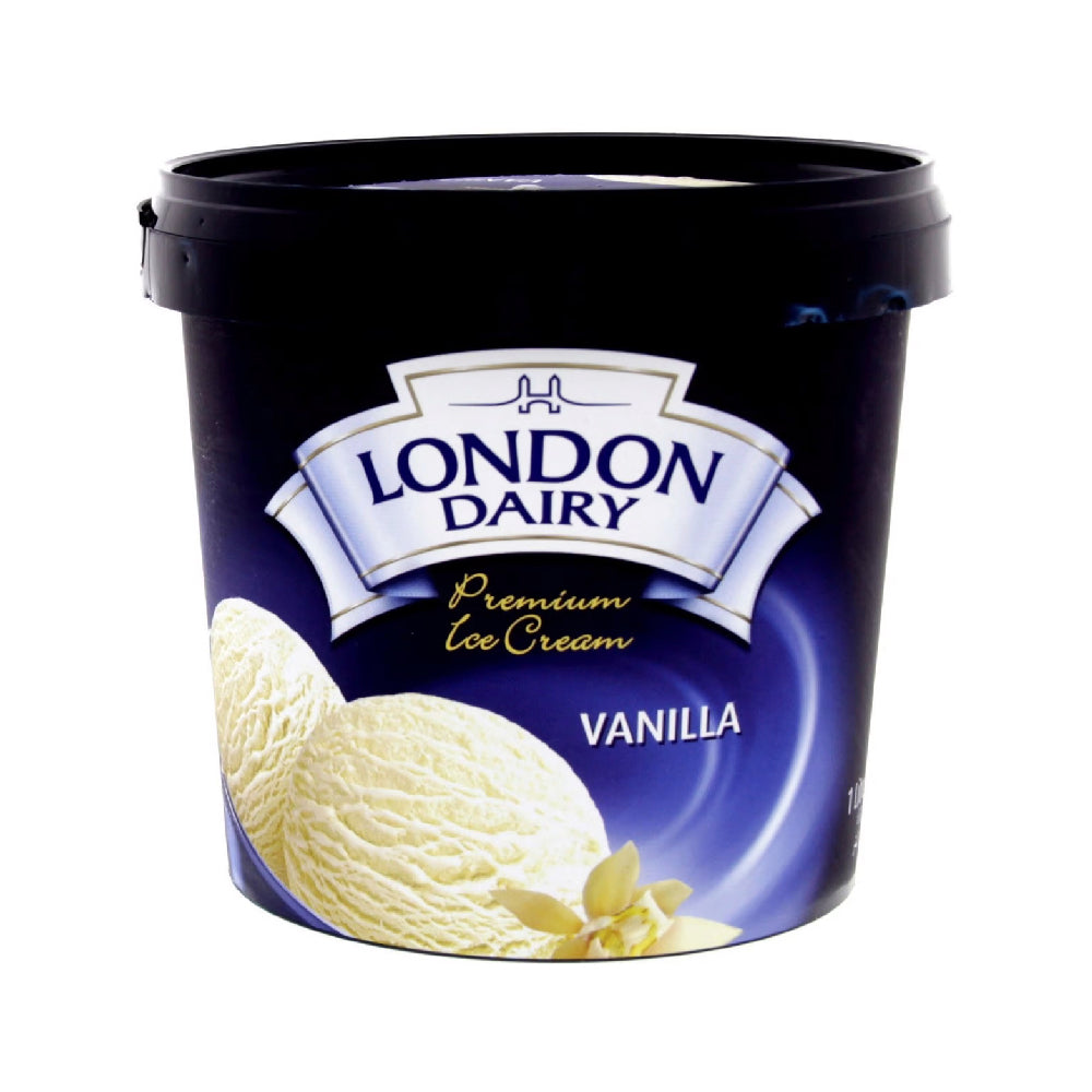 London Dairy Vanilla Tub 1 Ltr