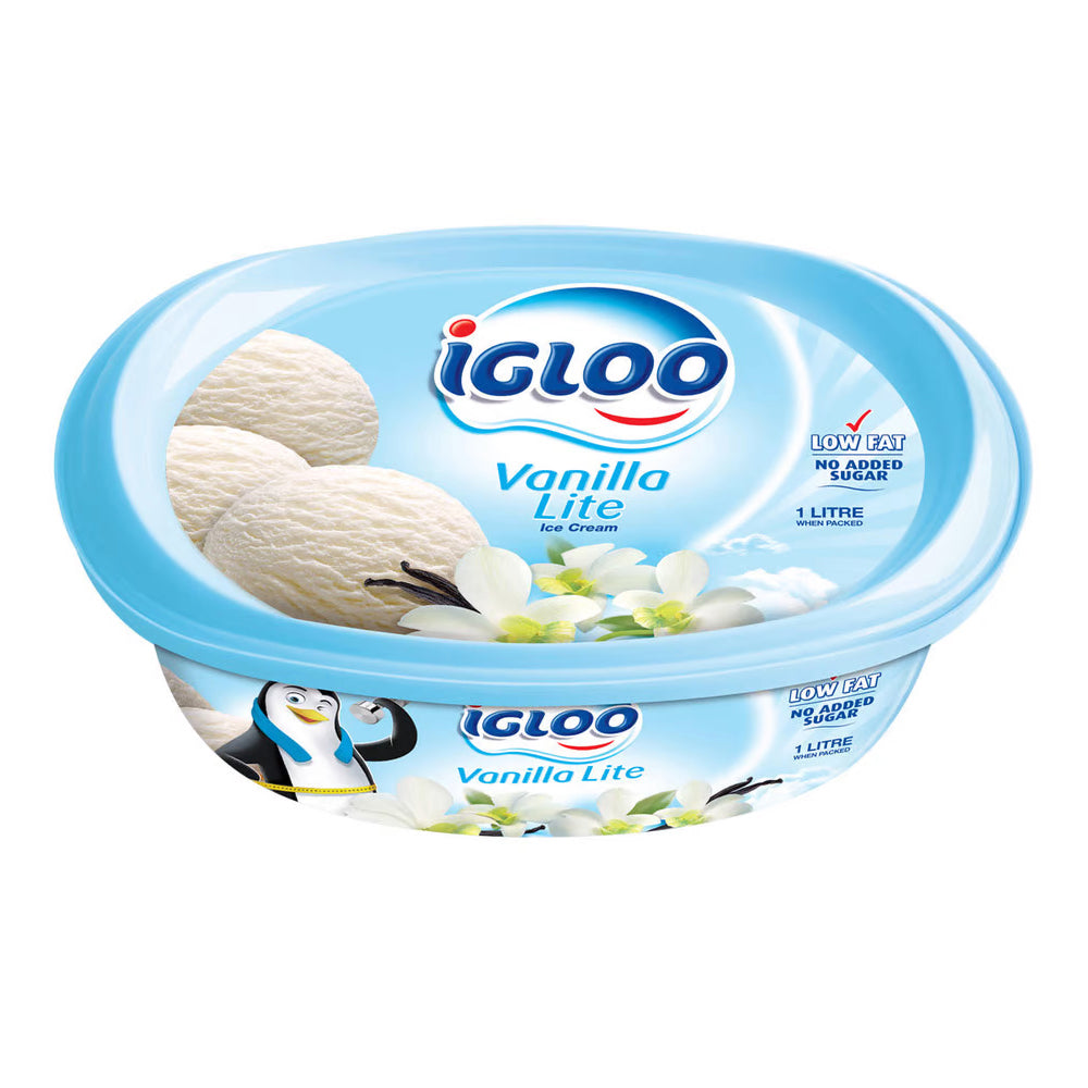 Igloo Lite Vanilla Ice Cream 1Liter