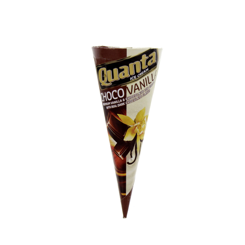Quanta Choco Vanila Ice Cream Cone 120ml