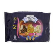 London Dairy Minis Almond Caramel Biscuit Berries 6X60Ml