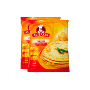 Al Baker Whole Wheat Plain Paratha 2x400gm