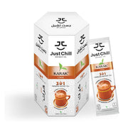 Just Chill Premium 3 in 1 Karak Chai Instant Tea 10x26g