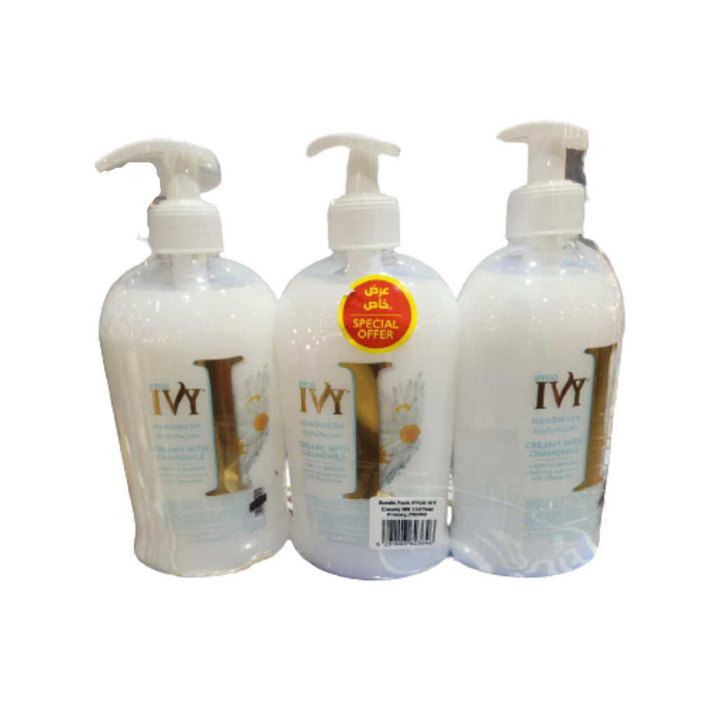 Ivy Hand Wash Creamy Chamomile PET 3x475ml S.Offer