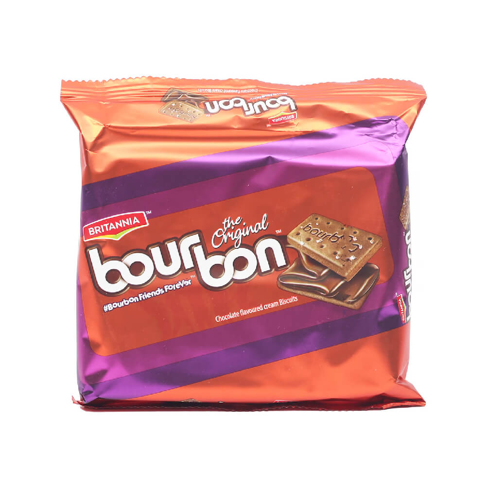 Britannia Bourbon Chocolate Cream Biscuits 200gm