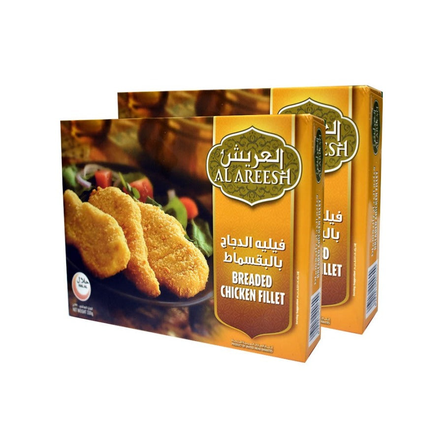 Al Areesh Breaded Chicken Fillets 2x330g