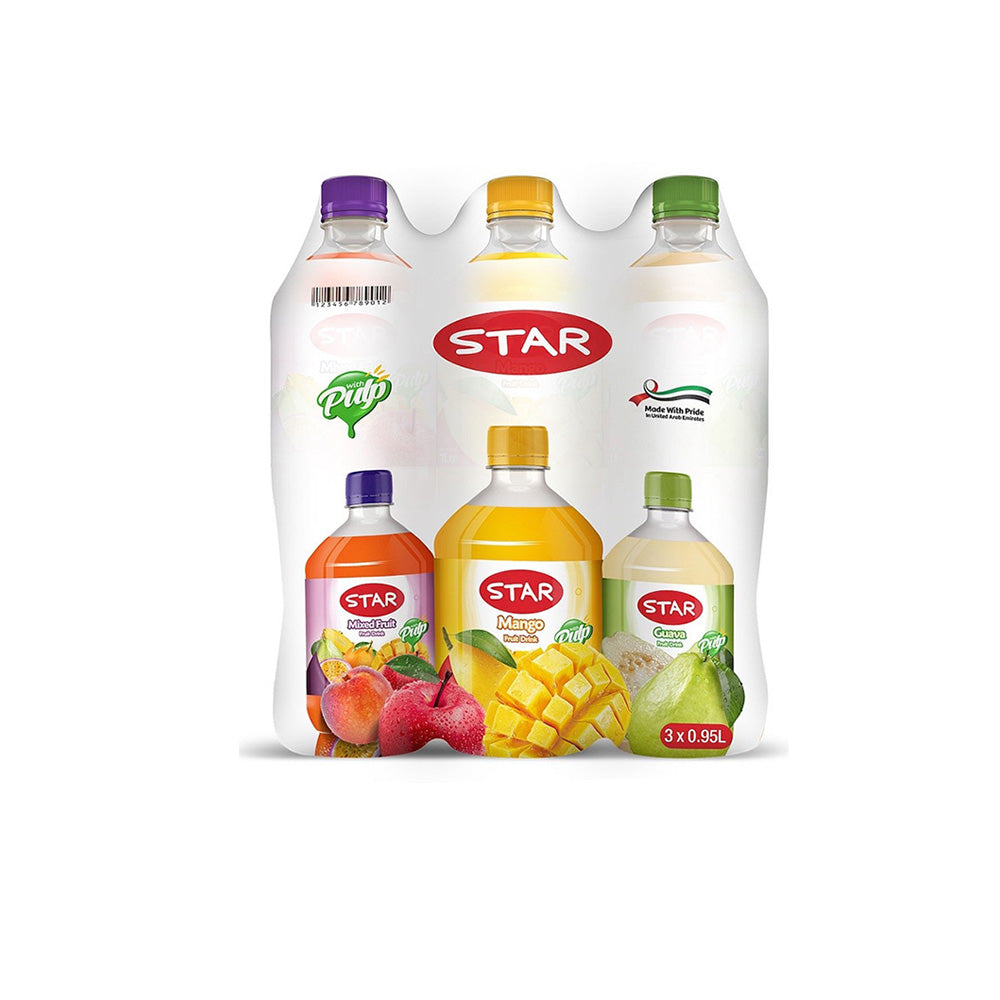 Star Drink New Assorted 3x0.950ml