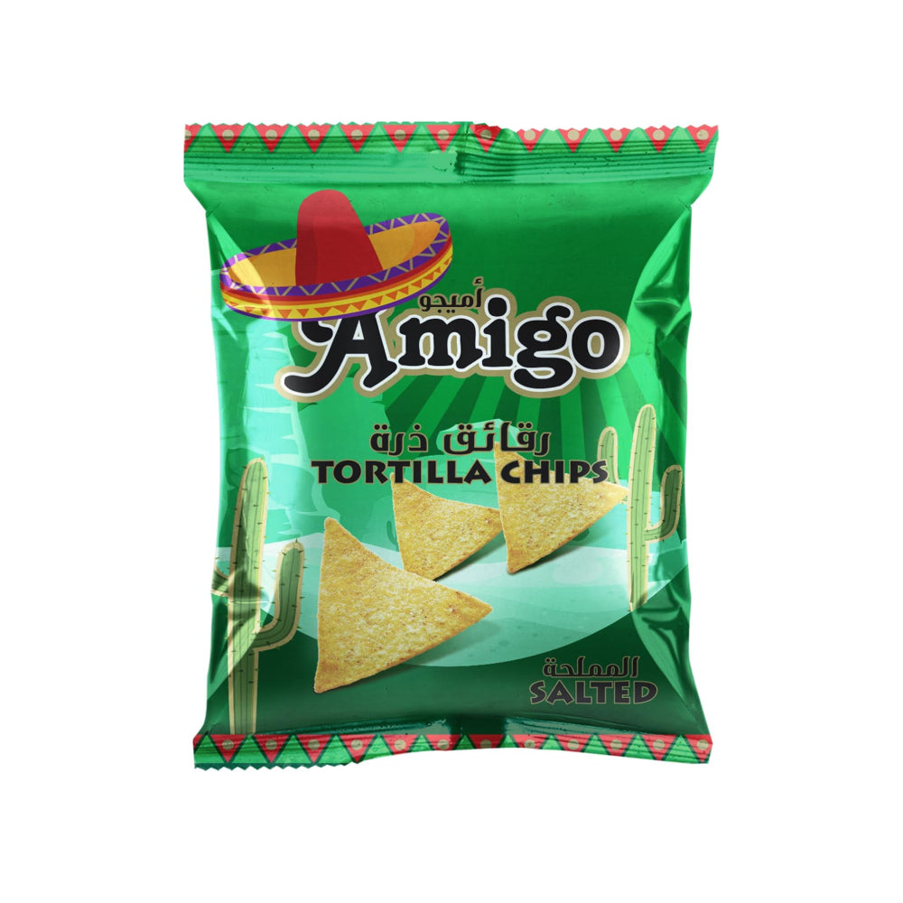 Amigo Tortilla Salted Chips 250gm