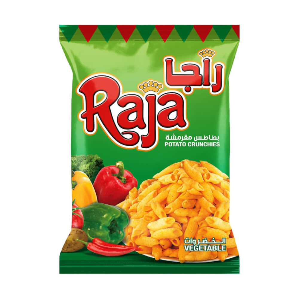 Raja Vegetable Potato Crunchies Chips 70gm