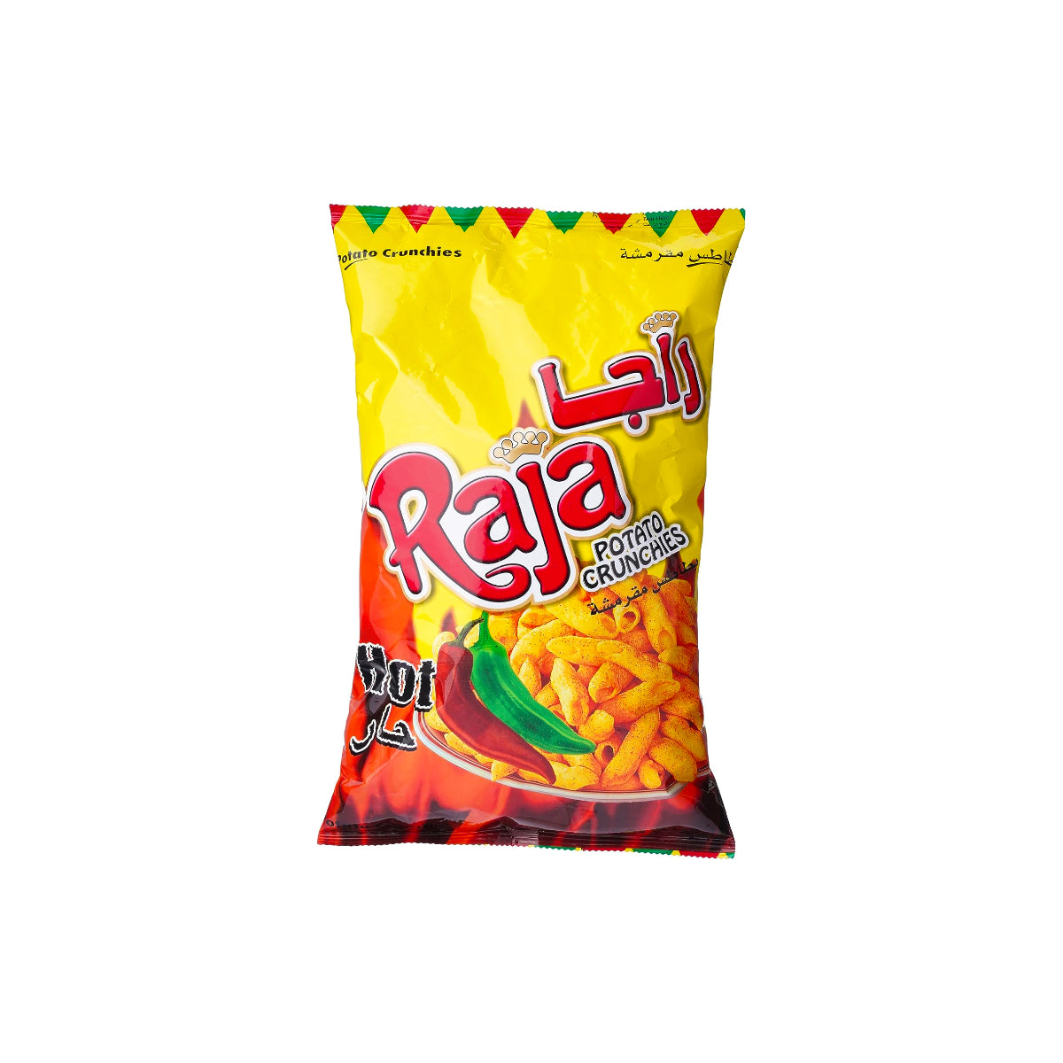 Raja Hot Potato Crunchies Chips 120g