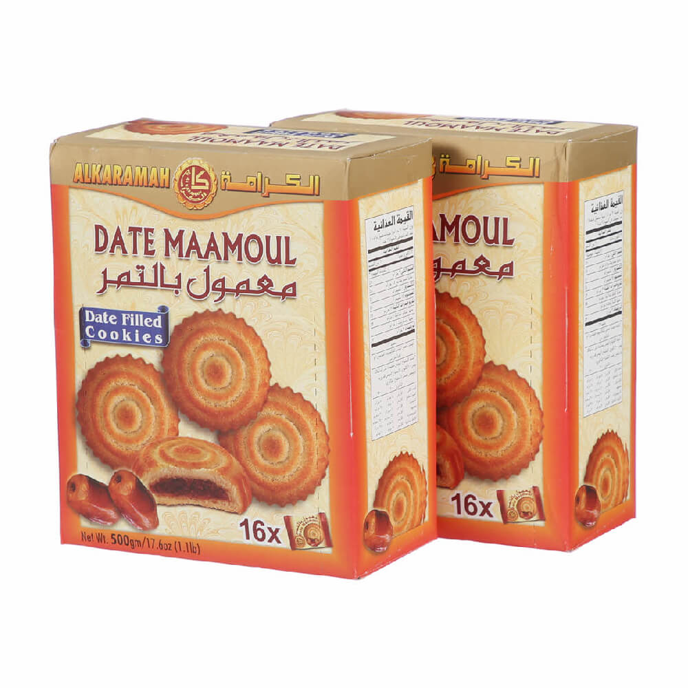 Al Karamah Date Mamoul Biscuit 2x500gm
