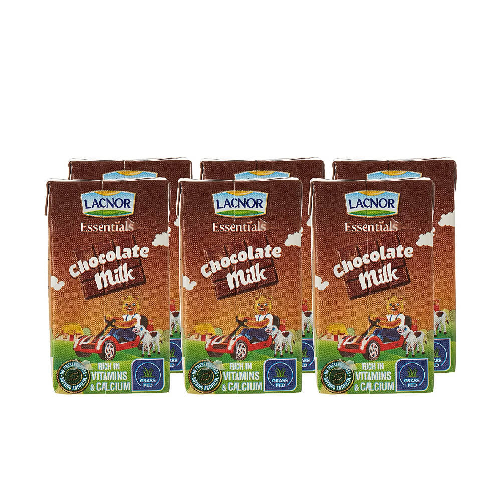Lacnor Chocolate Milk 6x125ml
