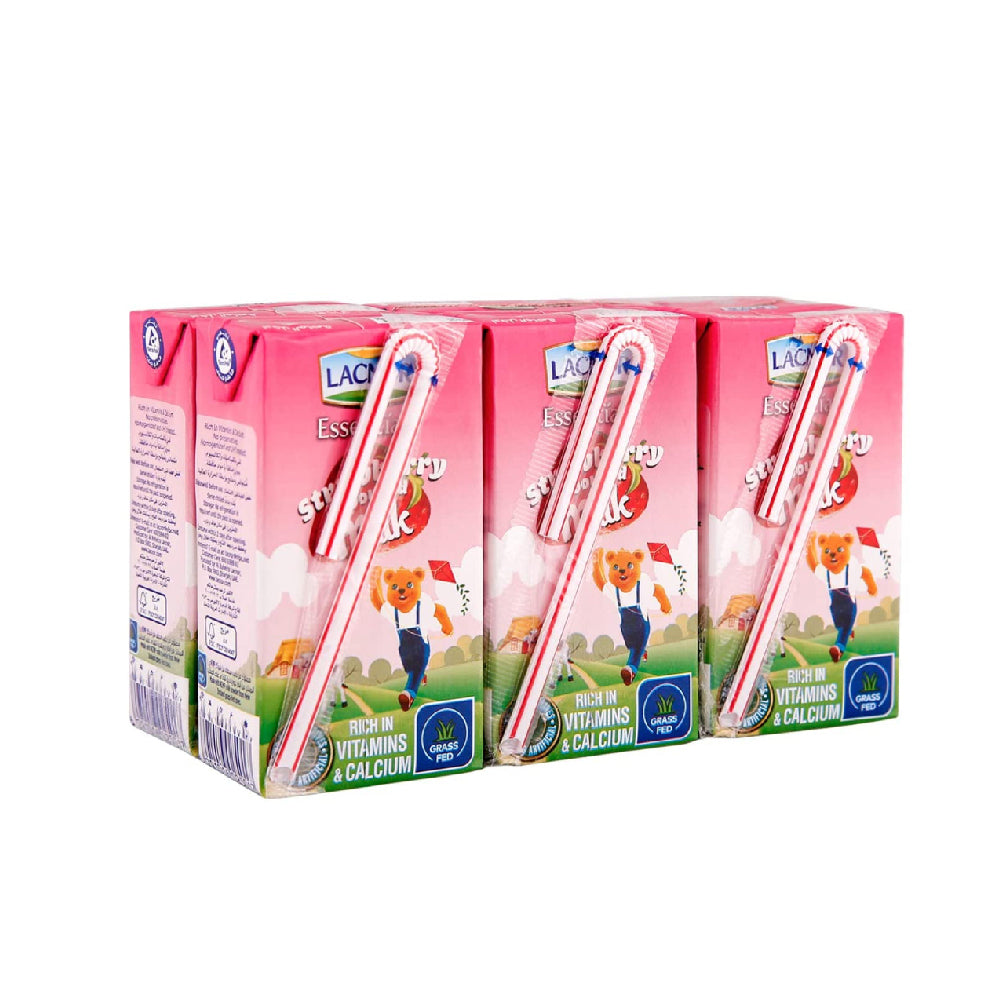 Lacnor Strawberry Milk 6x125ml