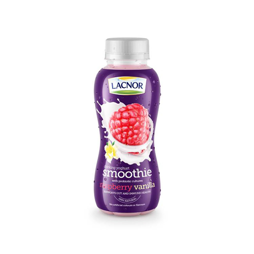 Lacnor Smoothies Raspberry 330ml