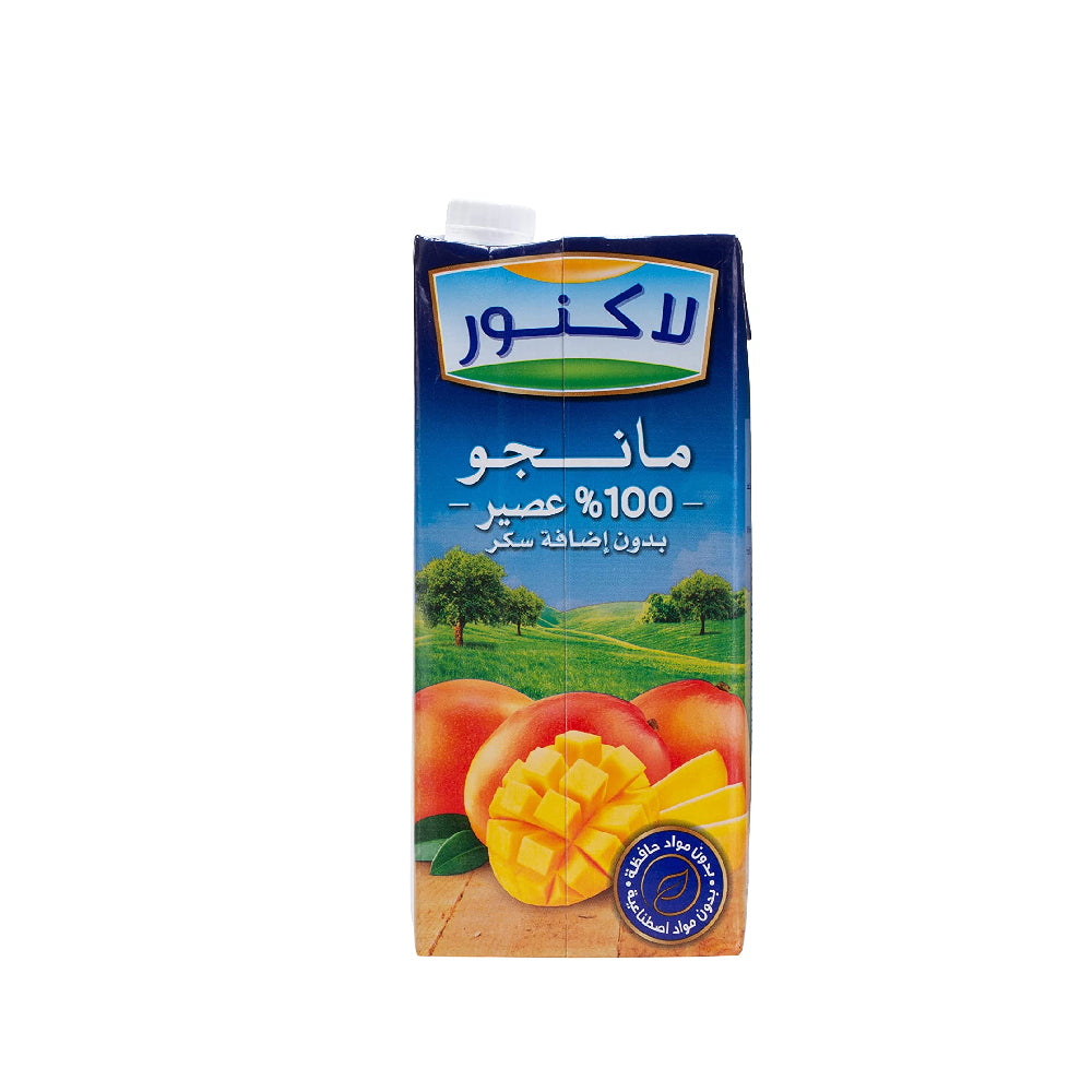 Lacnor Pure Juice Mango 1Ltr Sugar Free