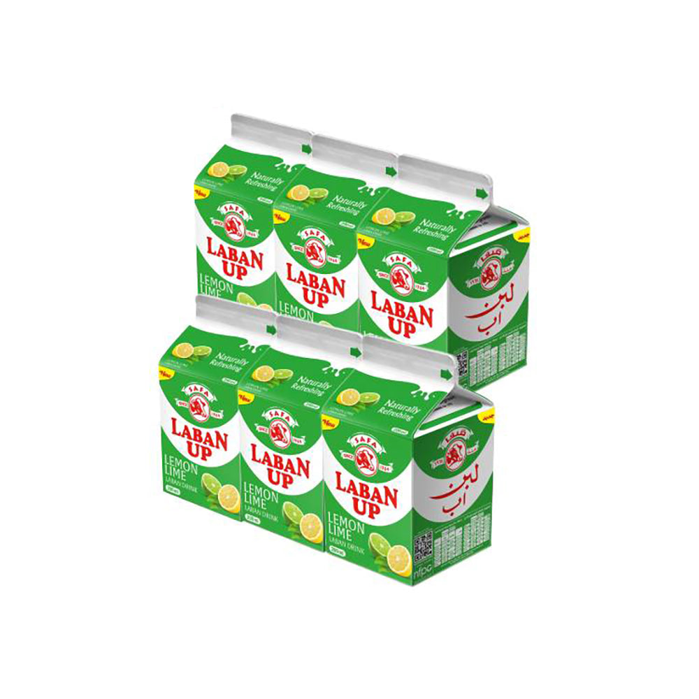 Safa SL Laban Up Lemon Lime 200mlx6