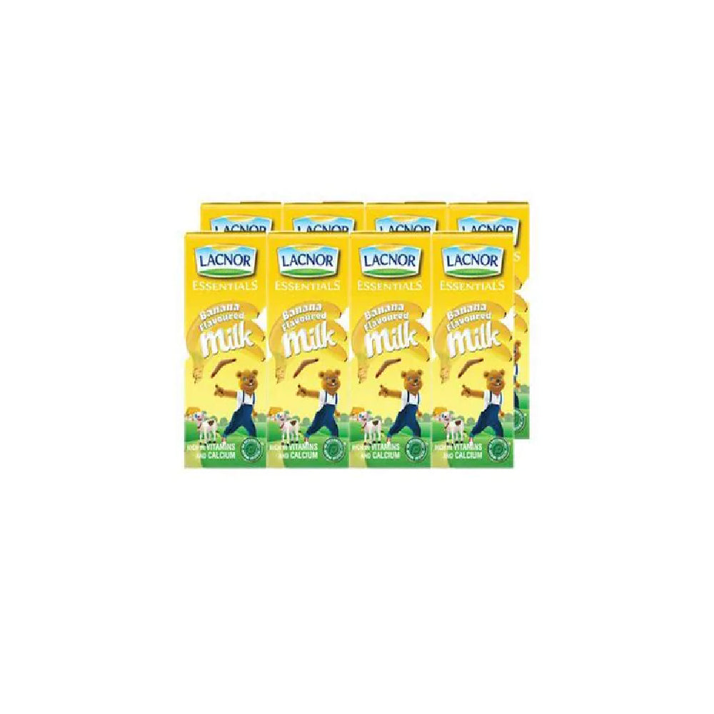 Lacnor Banana Milk 8x180ml