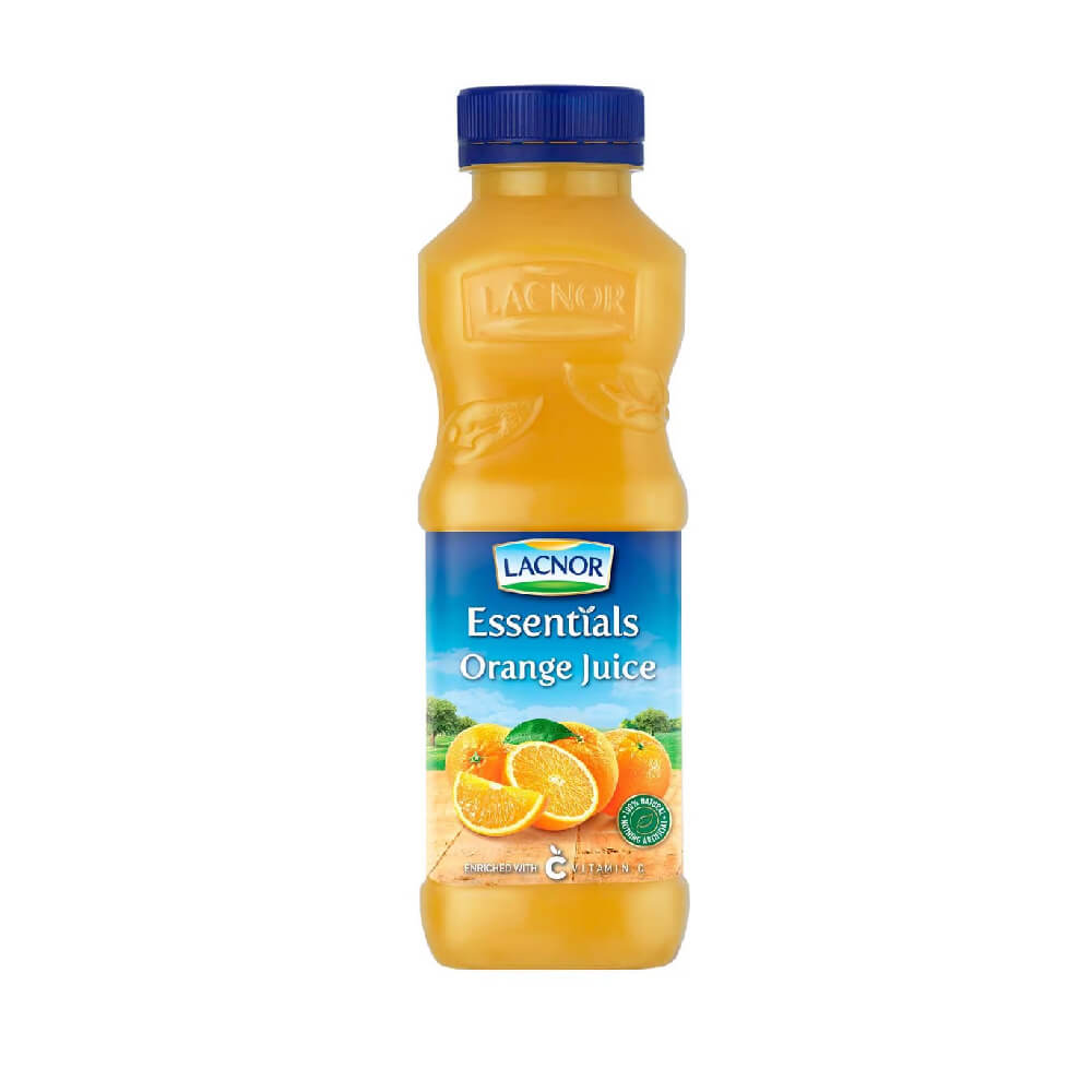 Lacnor Essential 100% Orange Juice No Added Sugar 500ml