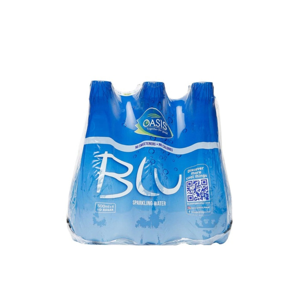 Oasis Blu Sparkling Water 6x500ml
