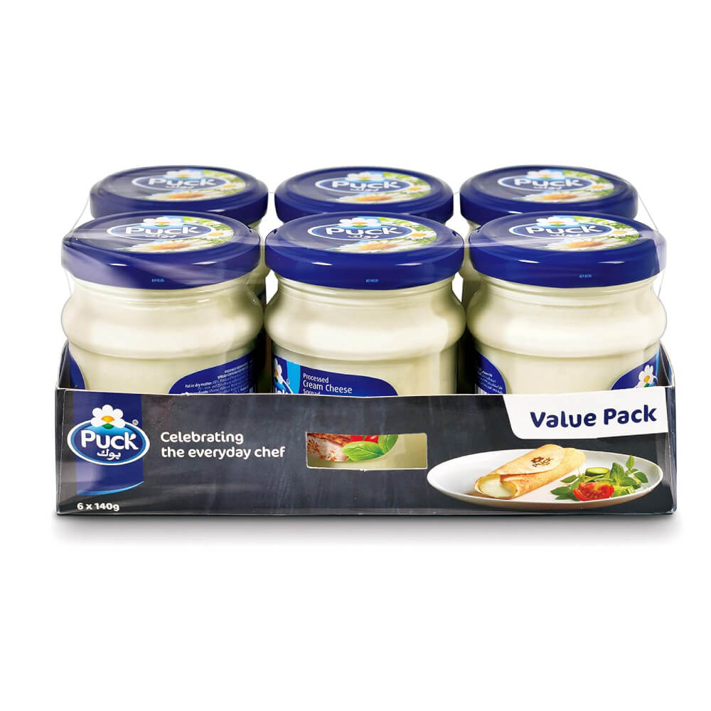 Puck Cream Cheese Spread 6x140Gm