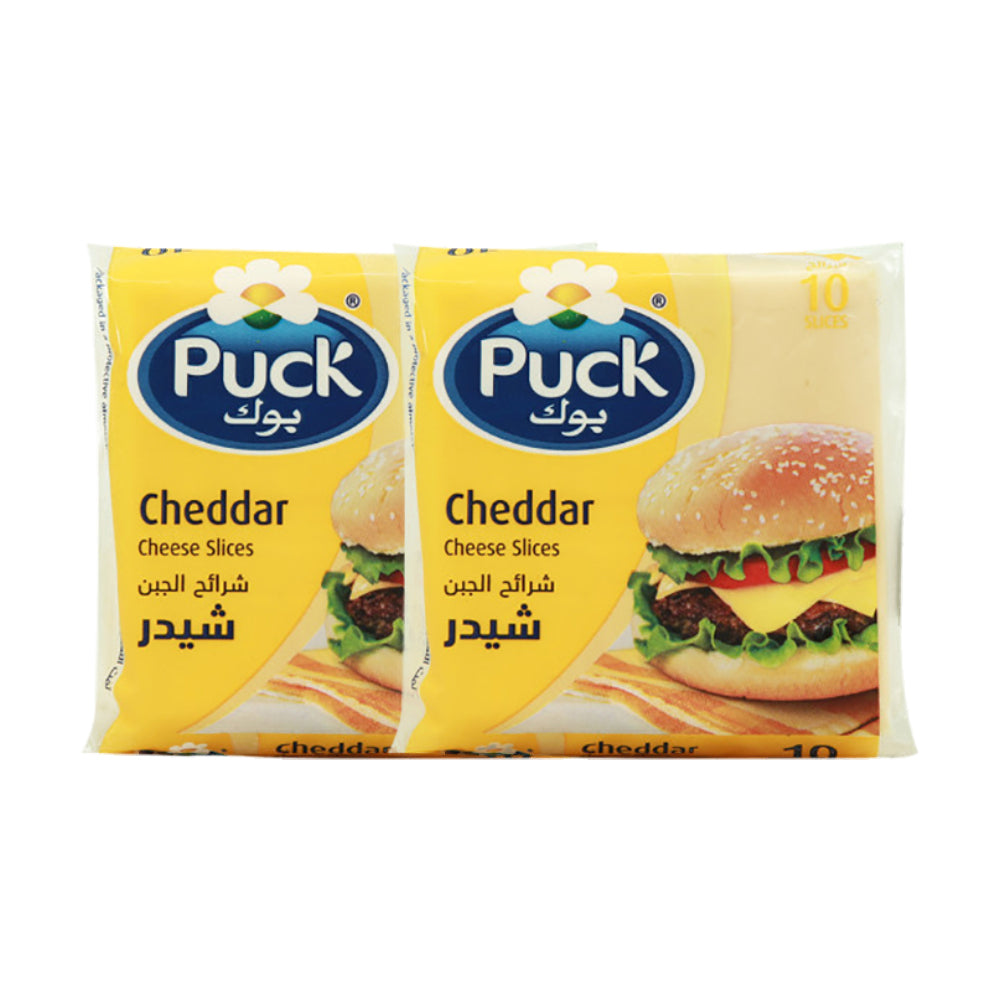 Puck Slice Cheddar 2X200Gm