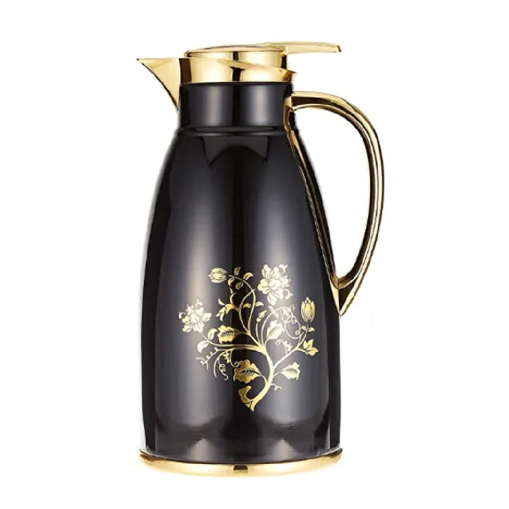 Harmony Stainless Steel Tea Pot Black  Golden 1.9 Lt