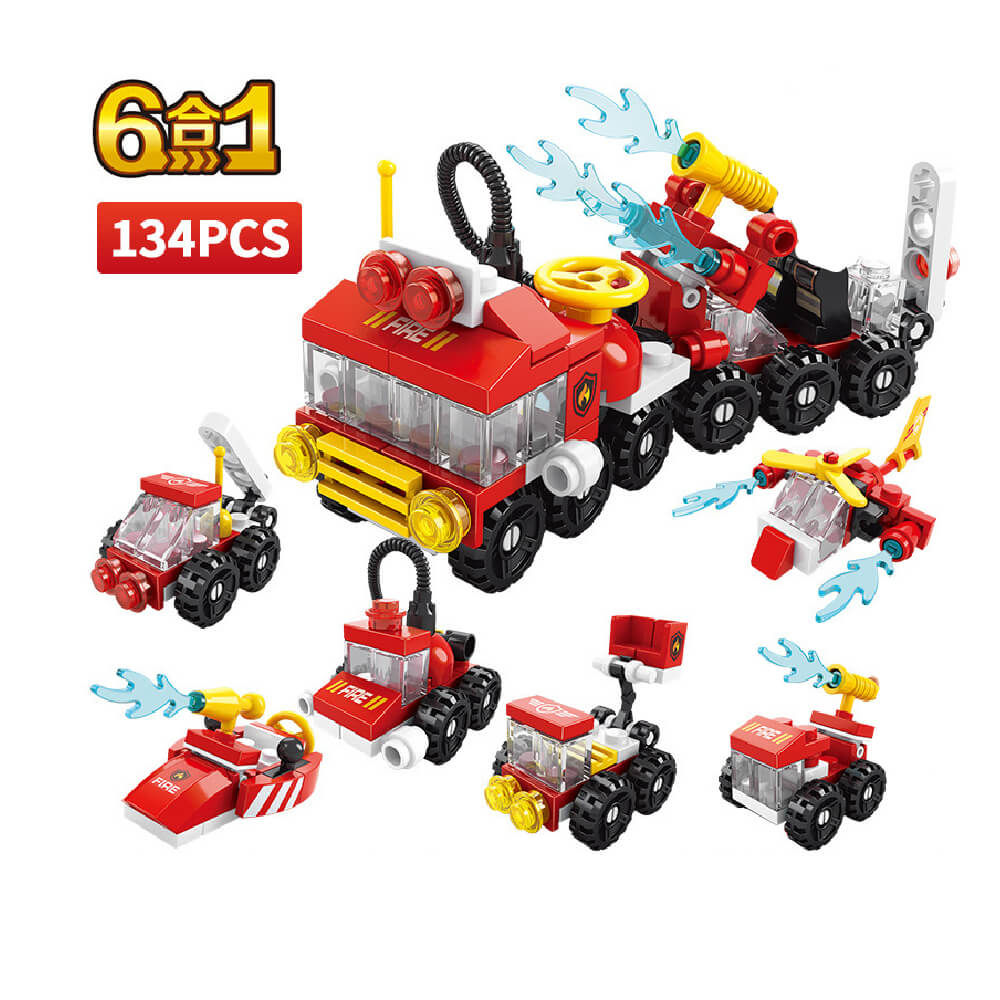 Block Self-Assembling Truck 134 Pieces