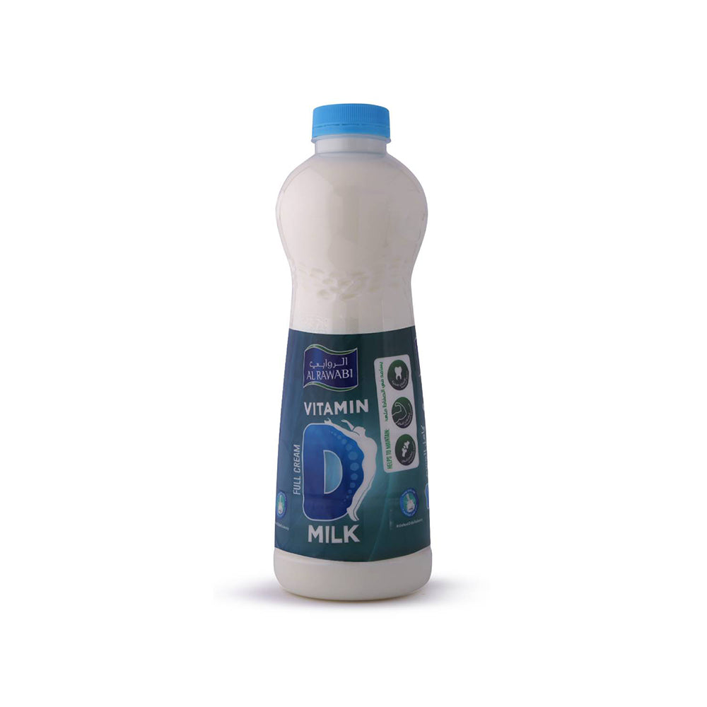 Al Rawabi Vitamin D Milk Full Fat 1L