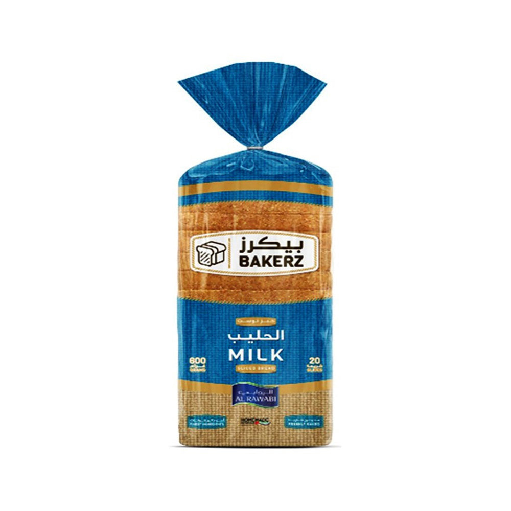Bakerz Sliced Milk Bread 600G