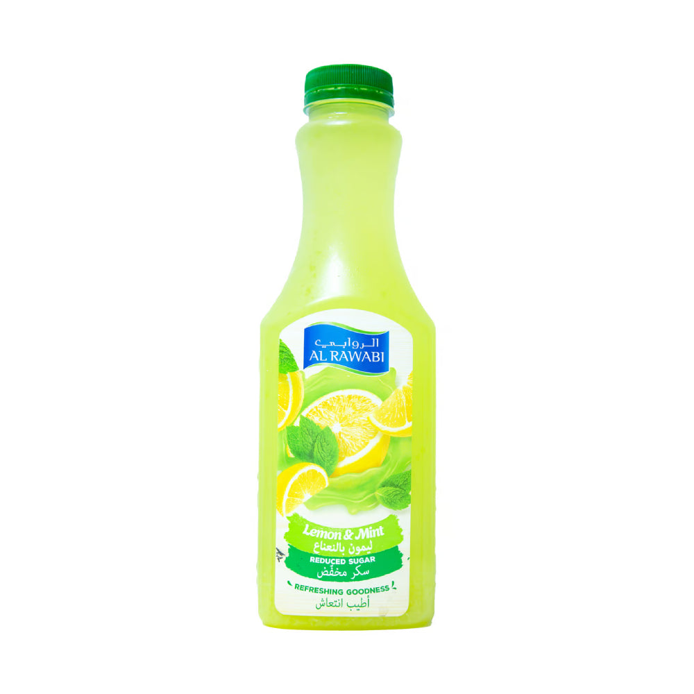 Al Rawabi Lemon & Mint Juice Reduced Sugar 800ml