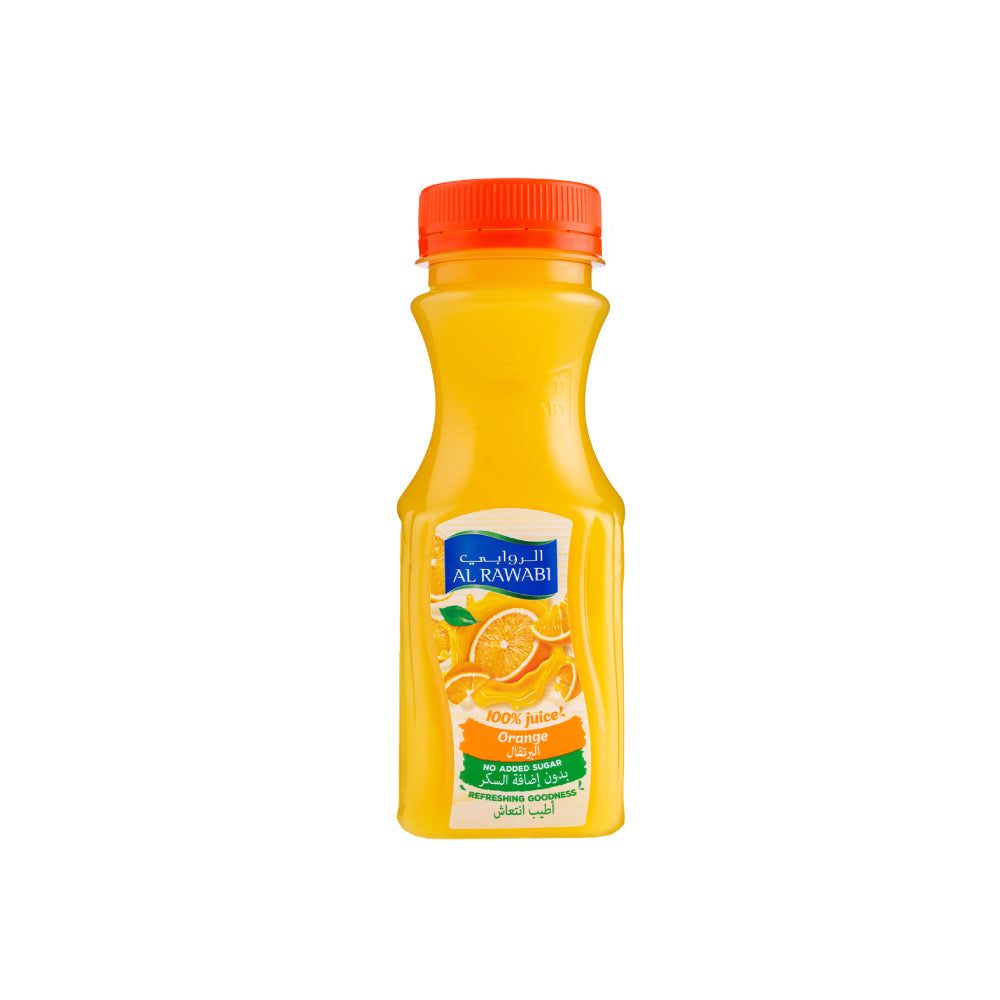 Al Rawabi Orange Juice No Added Sugar 200ml