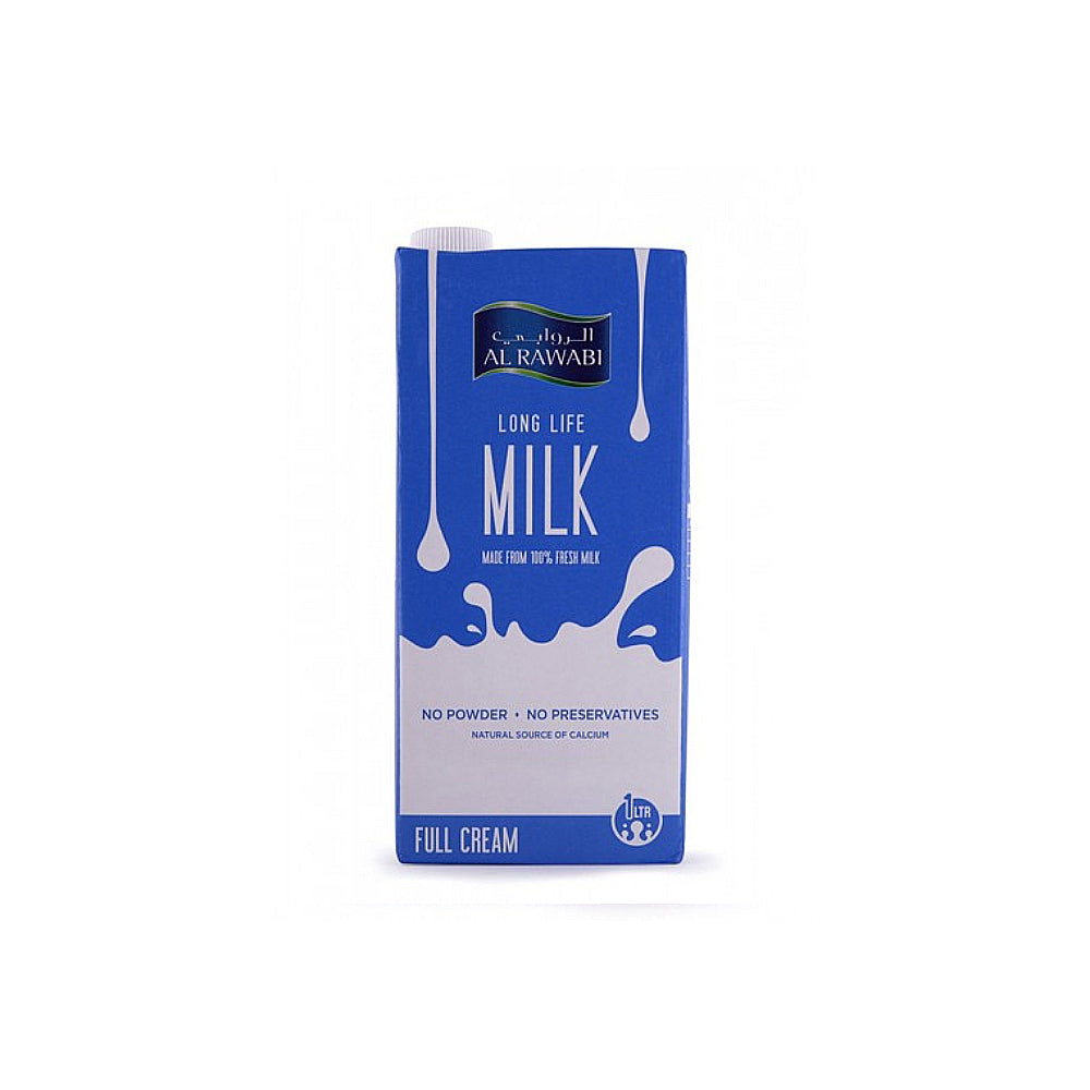 Al Rawabi UHT Milk Full Fat 1L