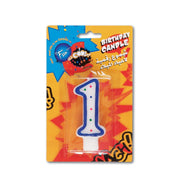 Fun Numeral 1 Birthday Candle 15x9.5x1.8cm