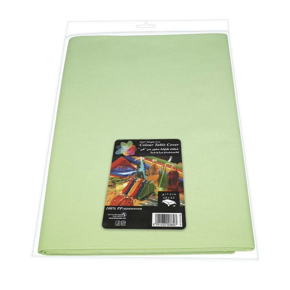 Fun PP Nonwoven Table Cover 1.8X1.2m - Olive