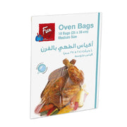 Fun Plastic Oven Bags 25X38cm With Tie Wire Medium