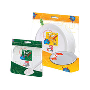 Fun Promo Pack Plastic Spoon 6.5 inch + Foam Plate 10 inch