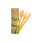 Fun Gaia Biodegradable Cutlery Set Spoon+Fork+Knife