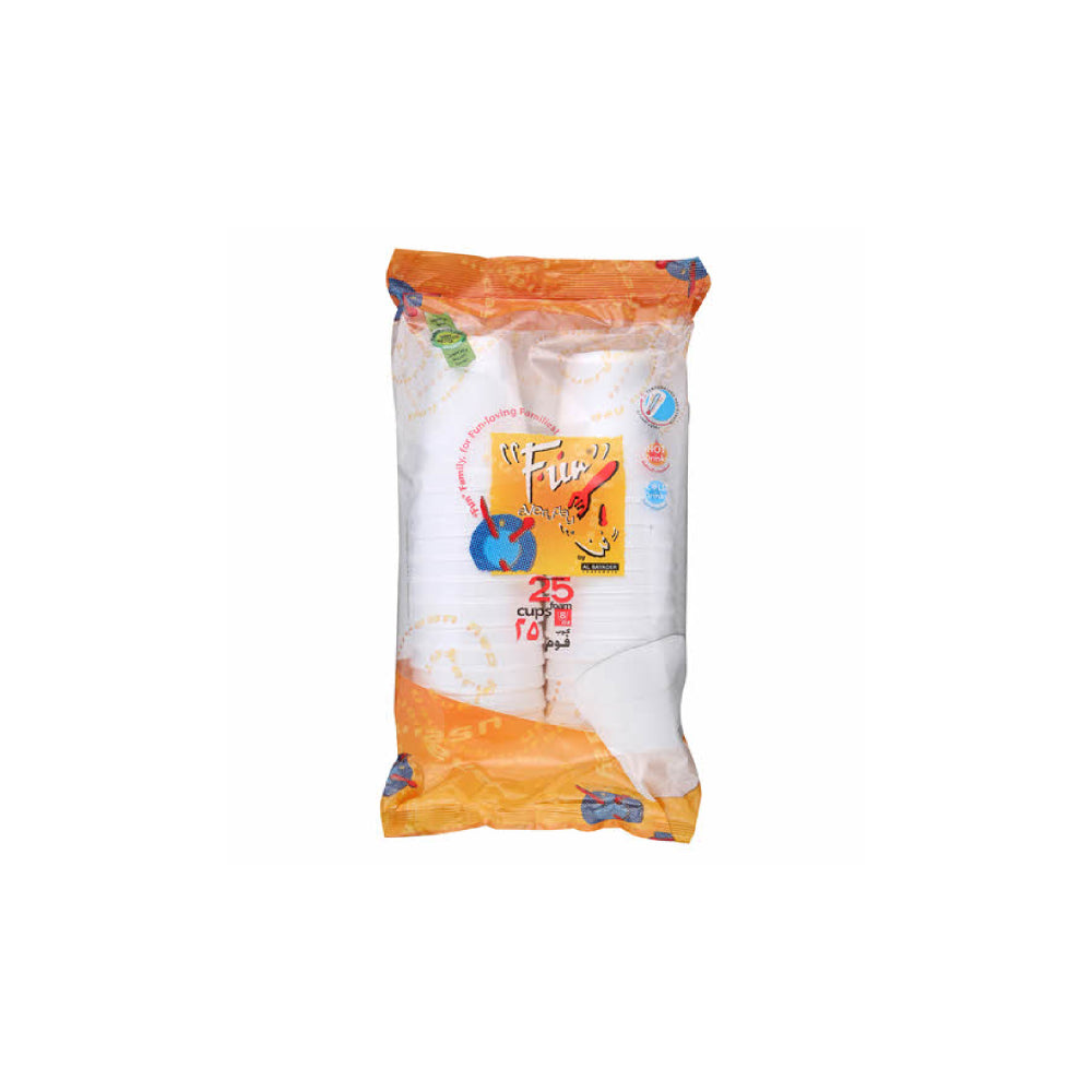 Fun Foam Cup 8oz White