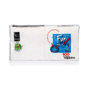 Fun Premium 2 Ply Napkin White 25x25cm 100s