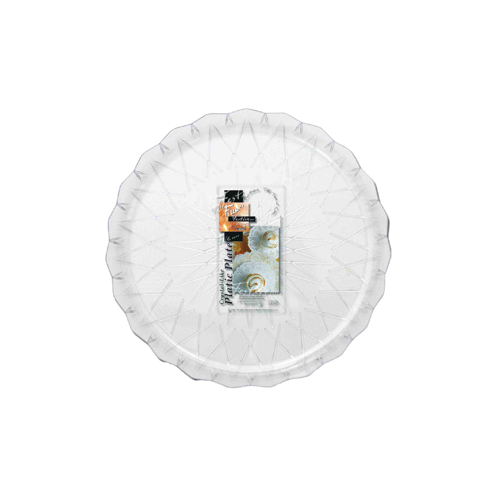 Fun Crystal Like Plastic Plate 24cm