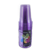 Fun Clear Plastic Cup 8oz Violet