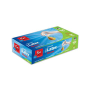 Fun Disposable Latex Gloves Medium 100s