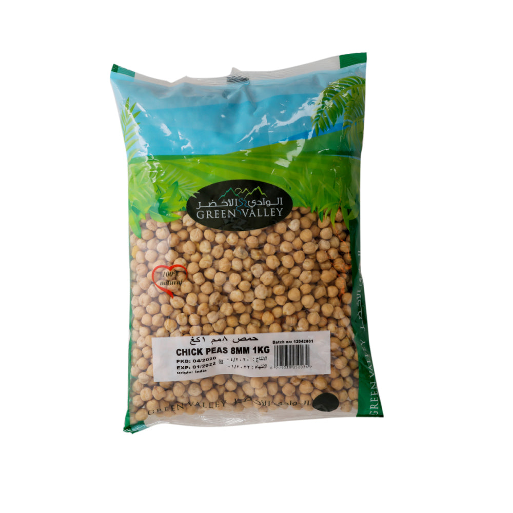 Green Valley Chick Peas 8mm 1kg